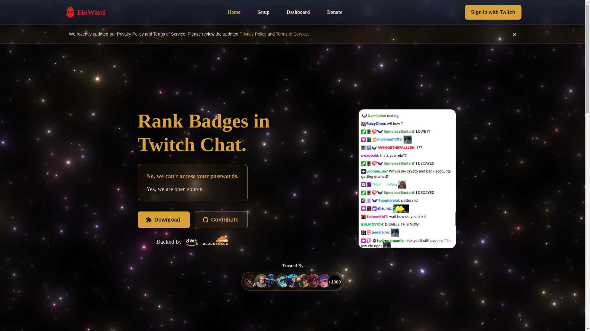 website screenshot of https://elowardsite.pages.dev/