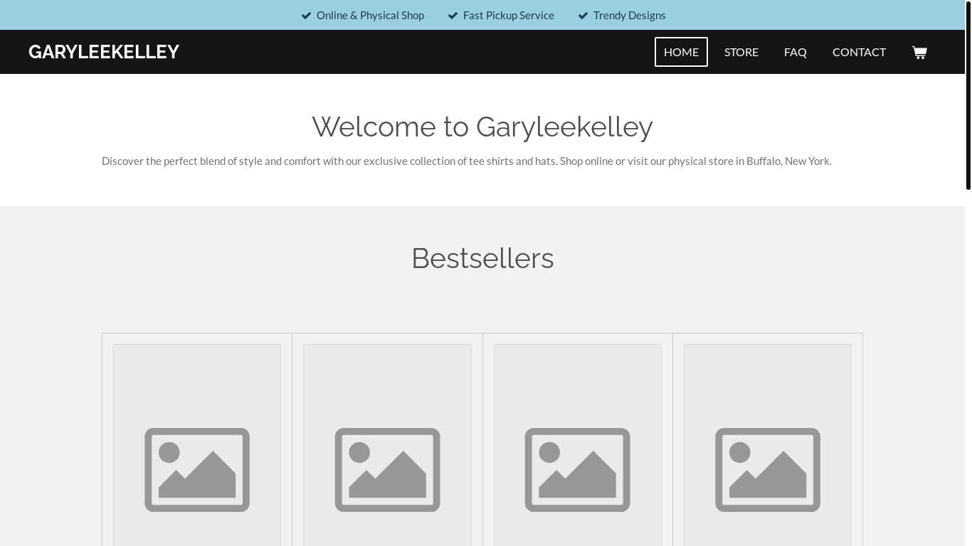 website screenshot of https://garyleekelley.com/