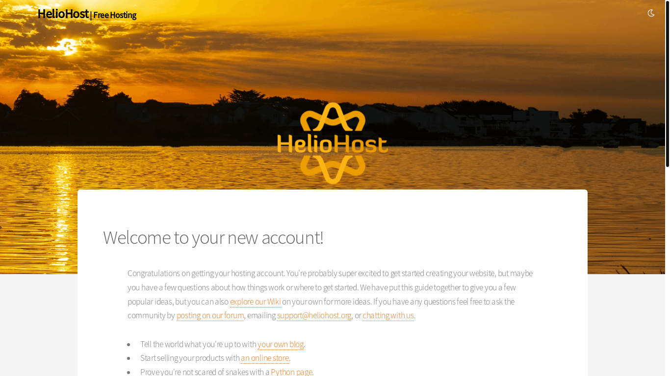 website screenshot of https://heliohost-cq6.pages.dev/