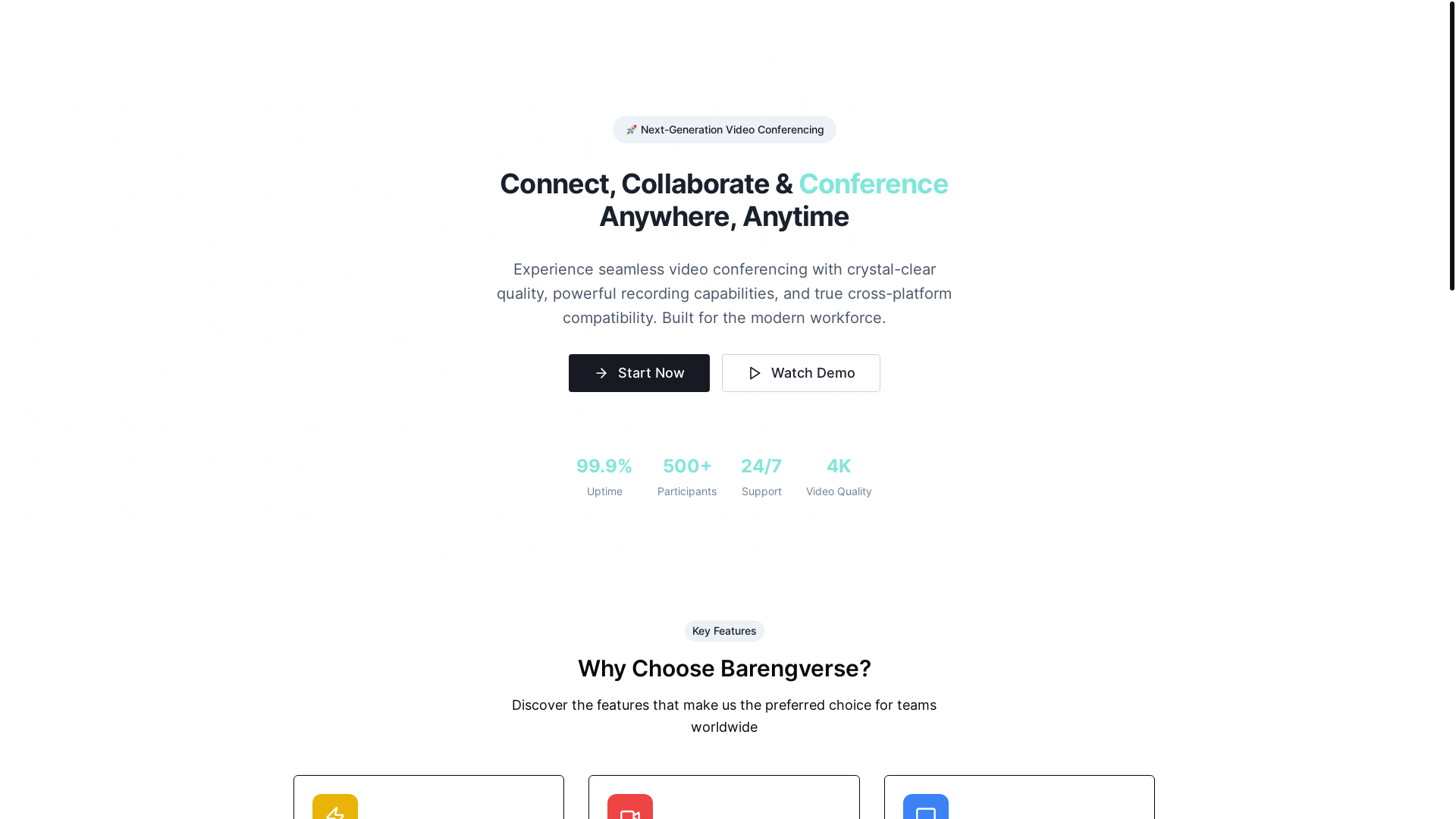website screenshot of https://barengverse.pages.dev/