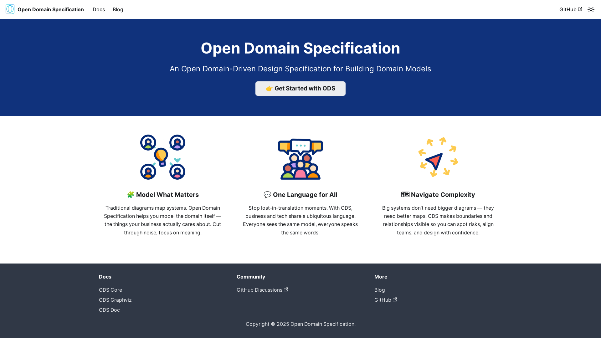 website screenshot of https://open-domain-specification-docs.pages.dev/