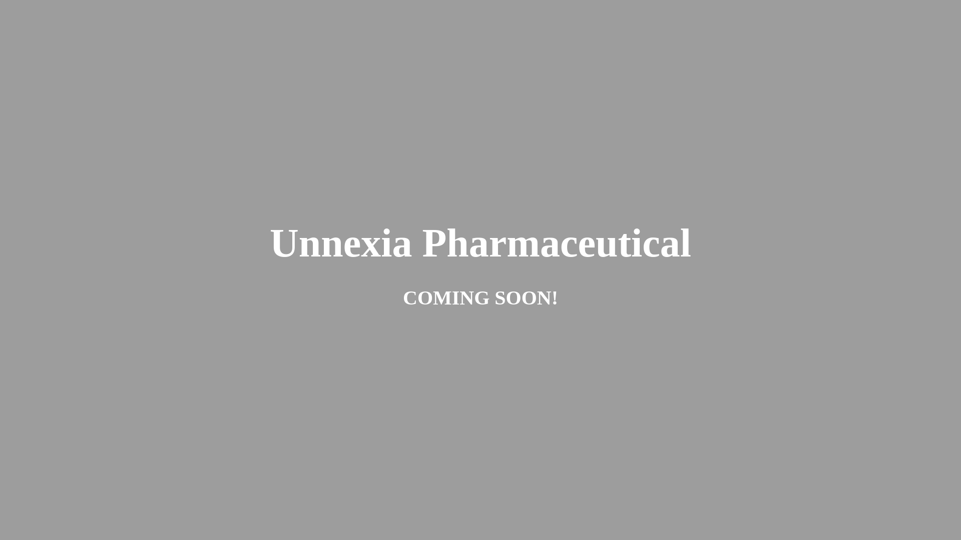 website screenshot of https://unnexiapharmaceutical.com/
