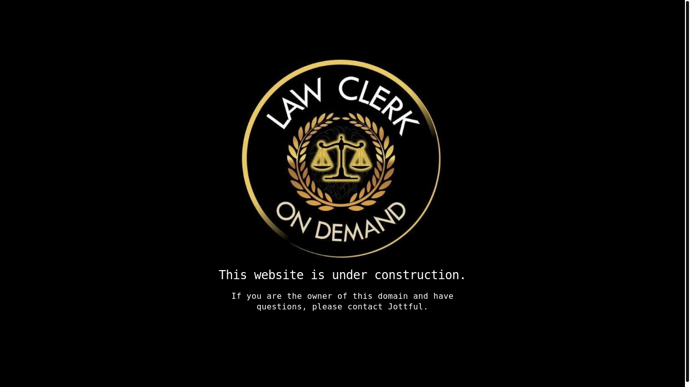 website screenshot of https://lawclerkondemandleads.com/