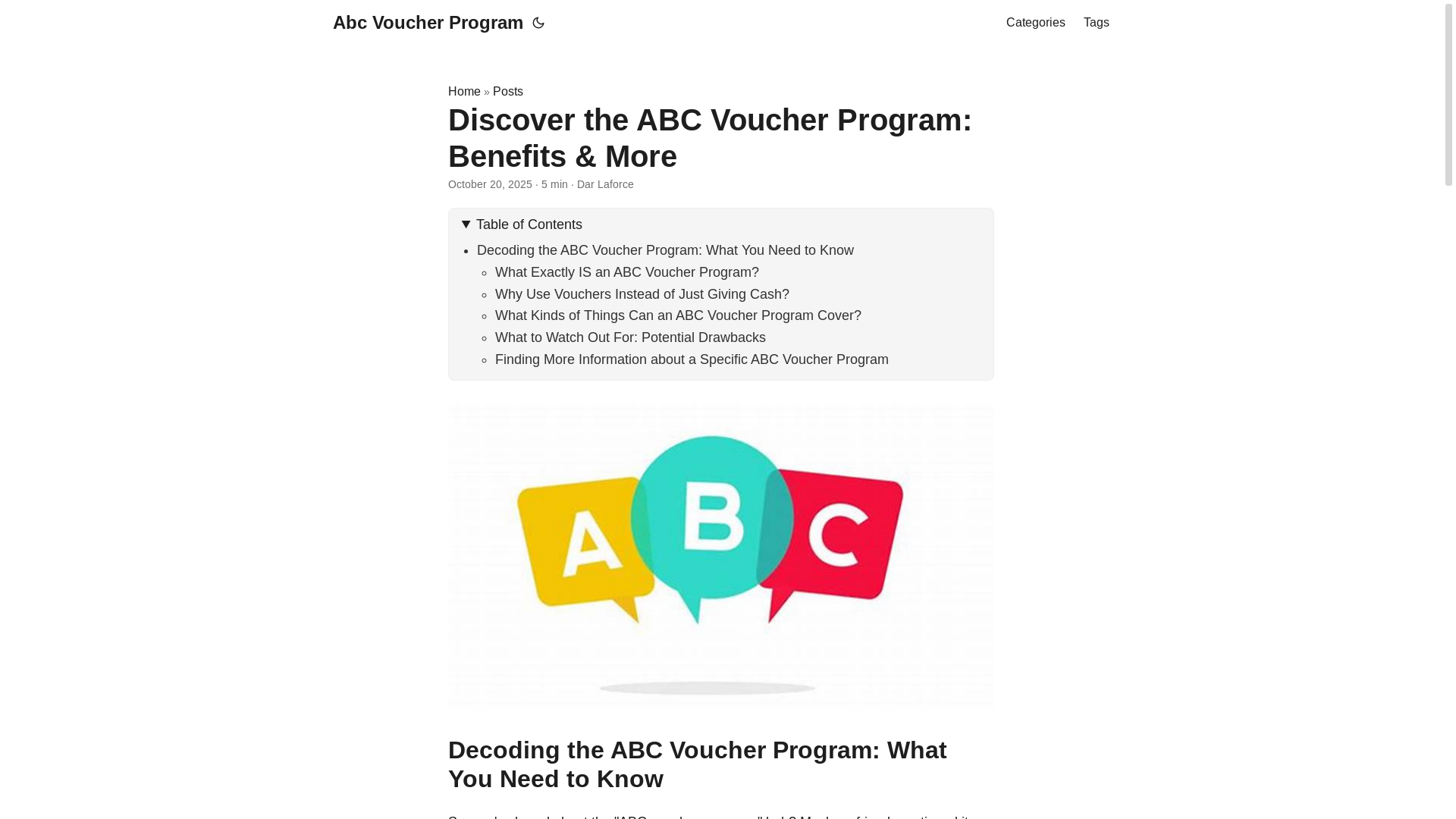 website screenshot of https://abc-voucher-program.pages.dev/