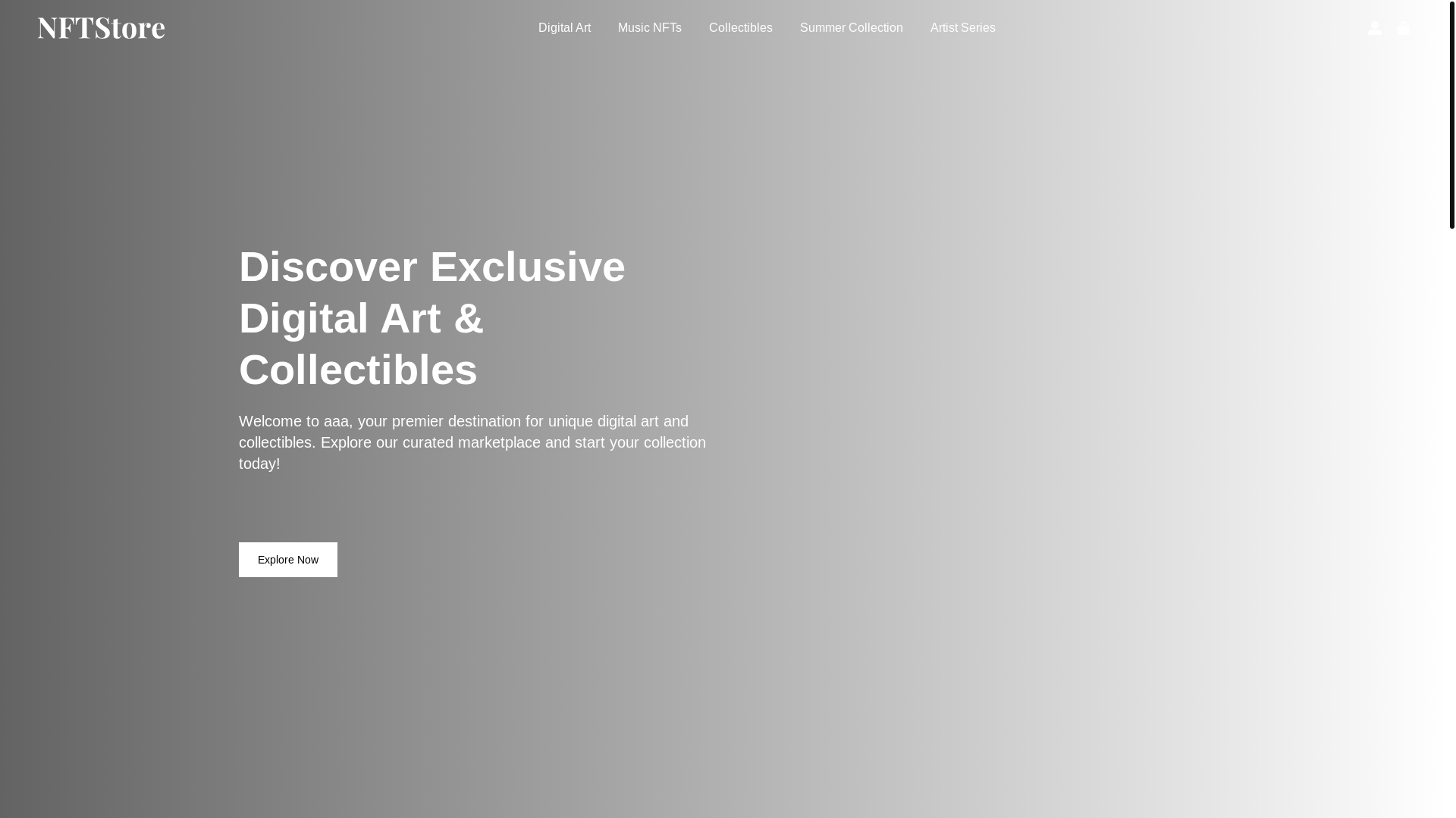 website screenshot of https://nftt-store.club/