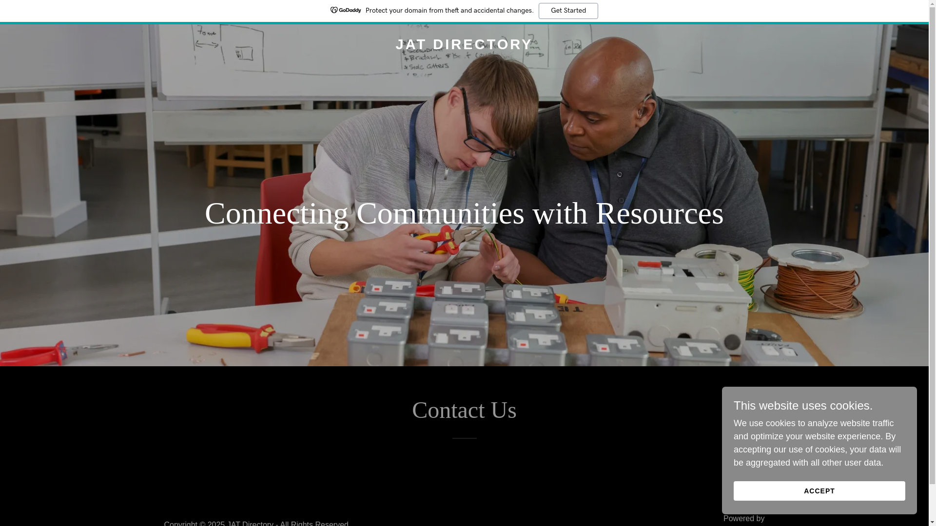 website screenshot of https://jatdirectory.com/