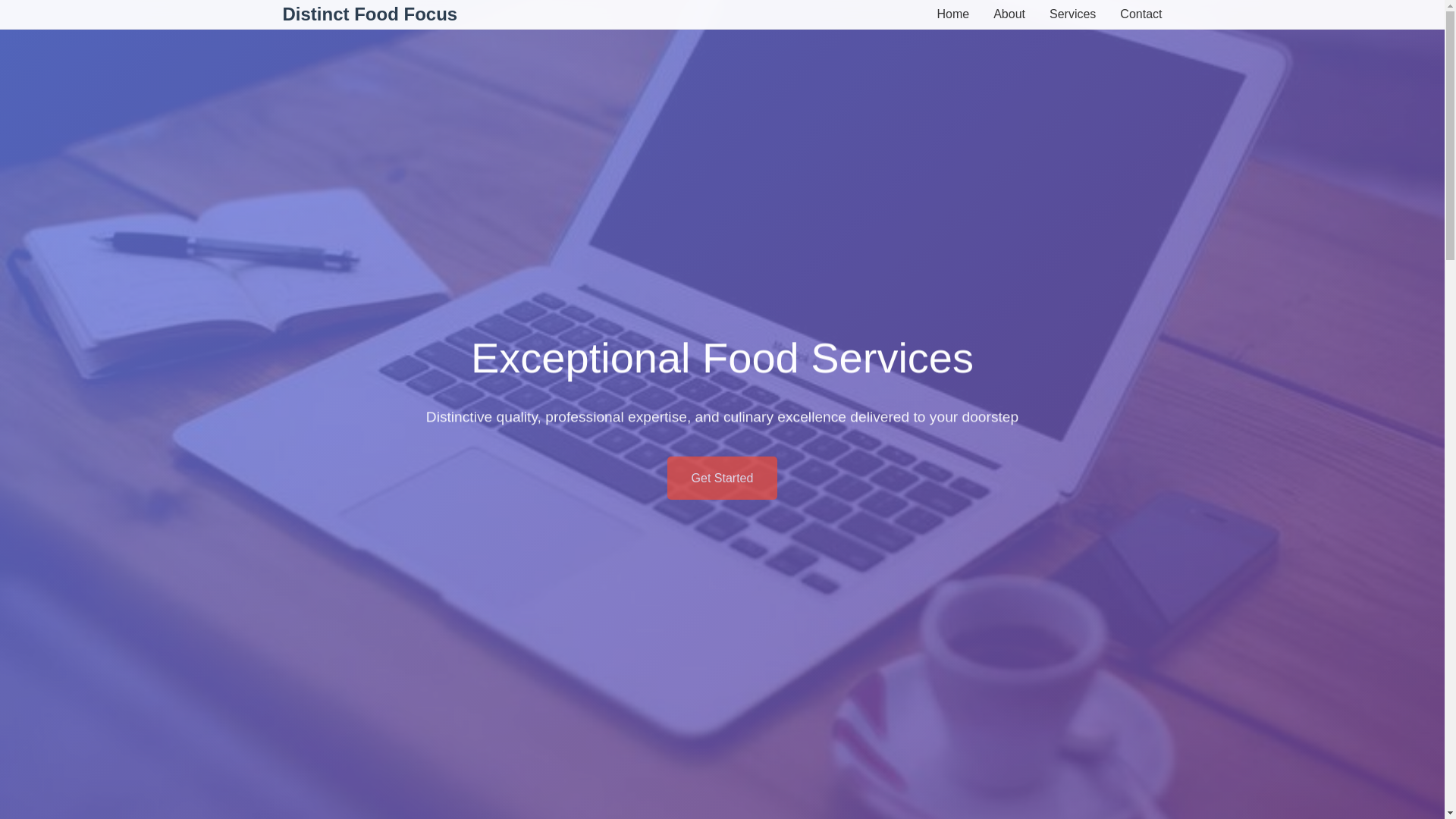 website screenshot of https://distinctfoodfocus.sbs/