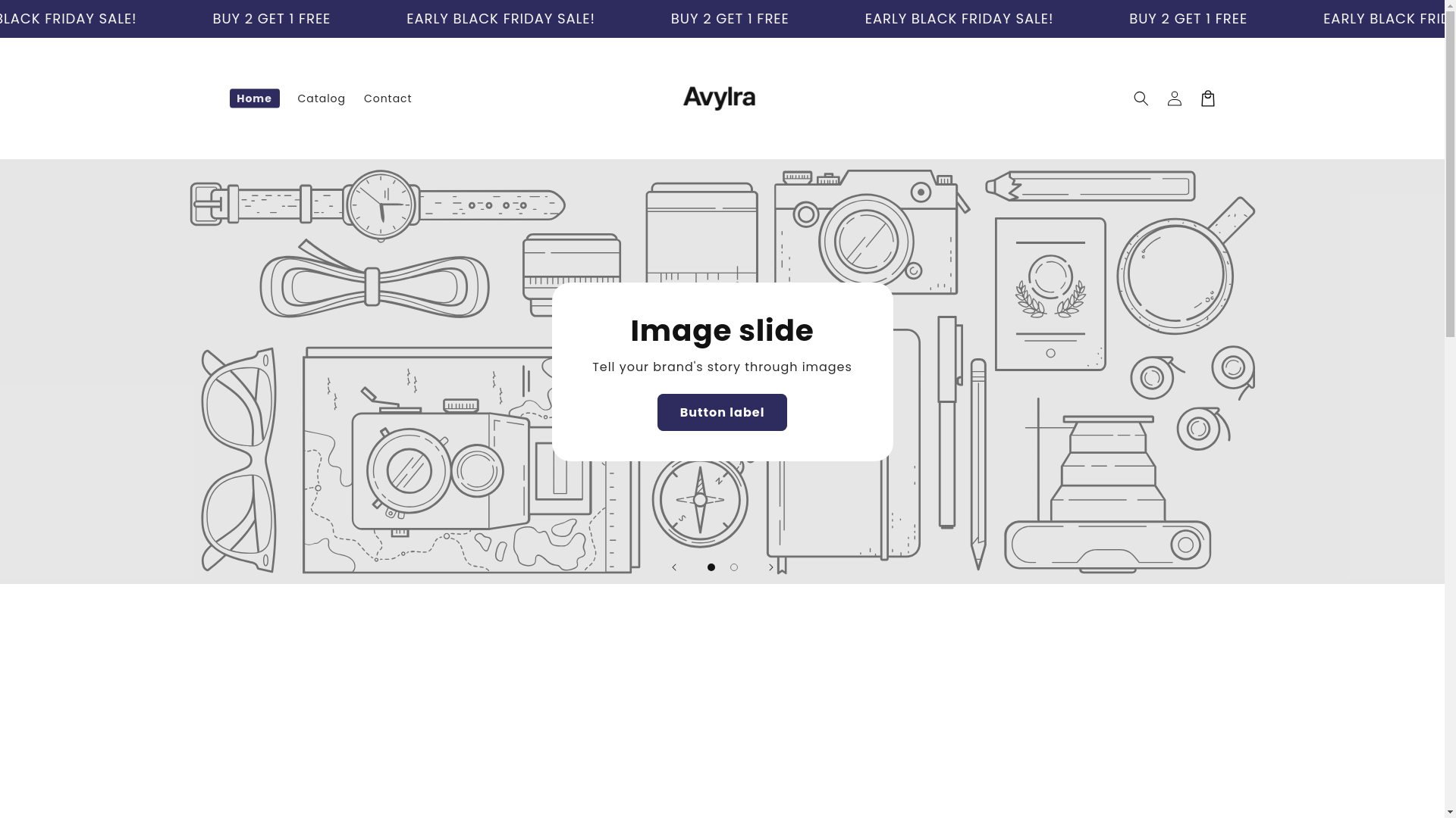 website screenshot of https://avylra.com/