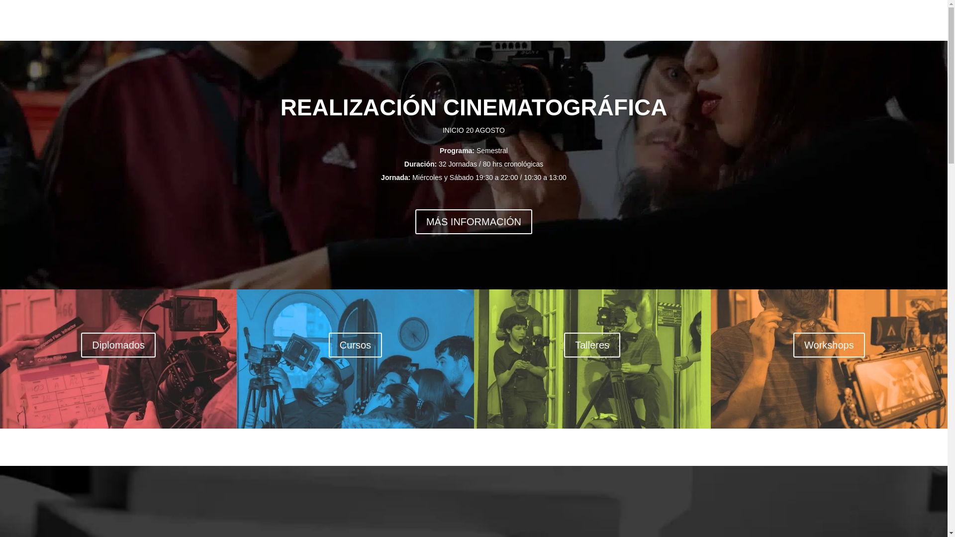 website screenshot of https://academialatoma.cl/