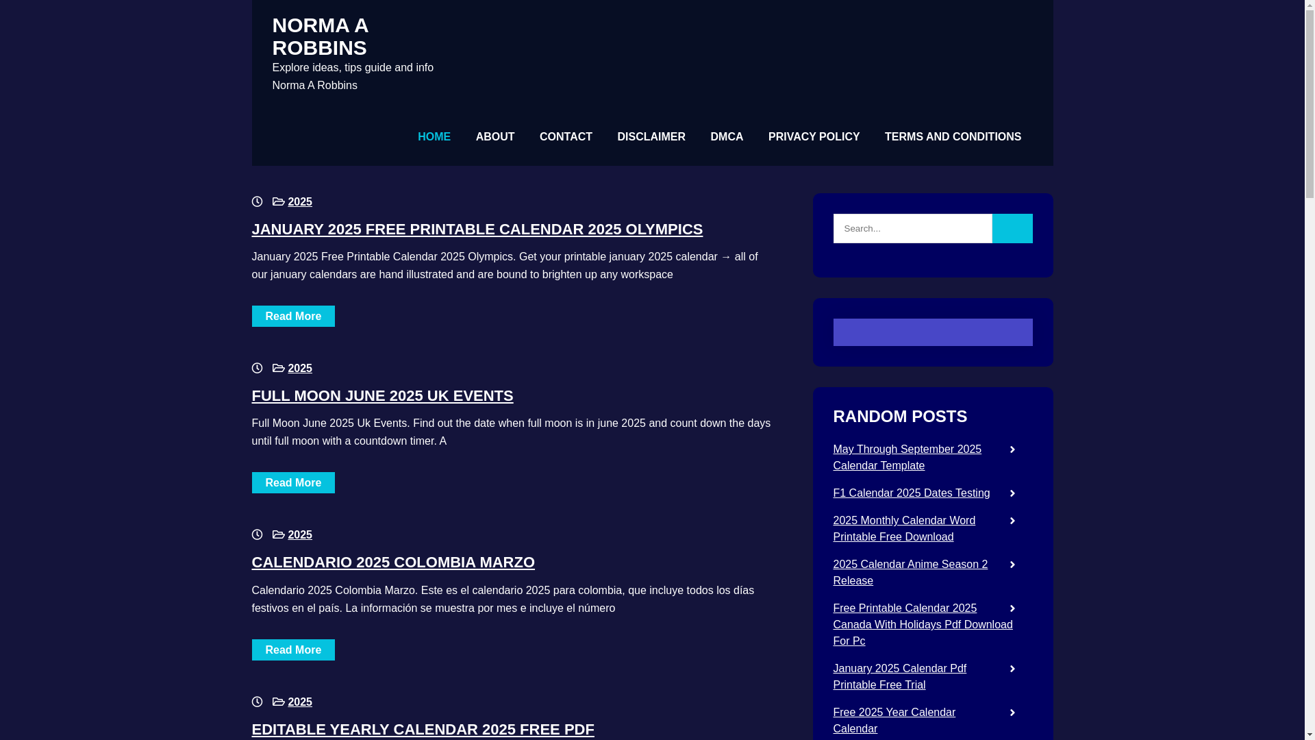 website screenshot of https://normaarobbinsc.pages.dev/