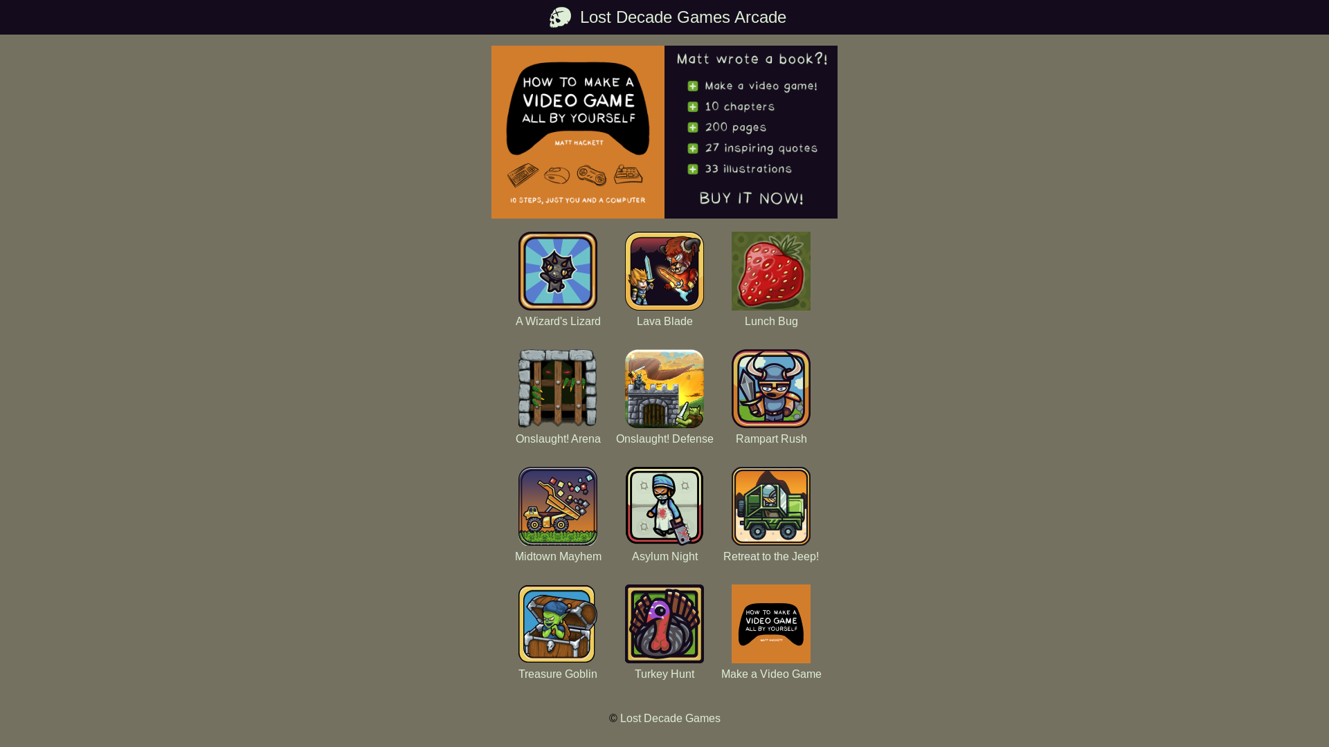 website screenshot of https://site-arcade.pages.dev/