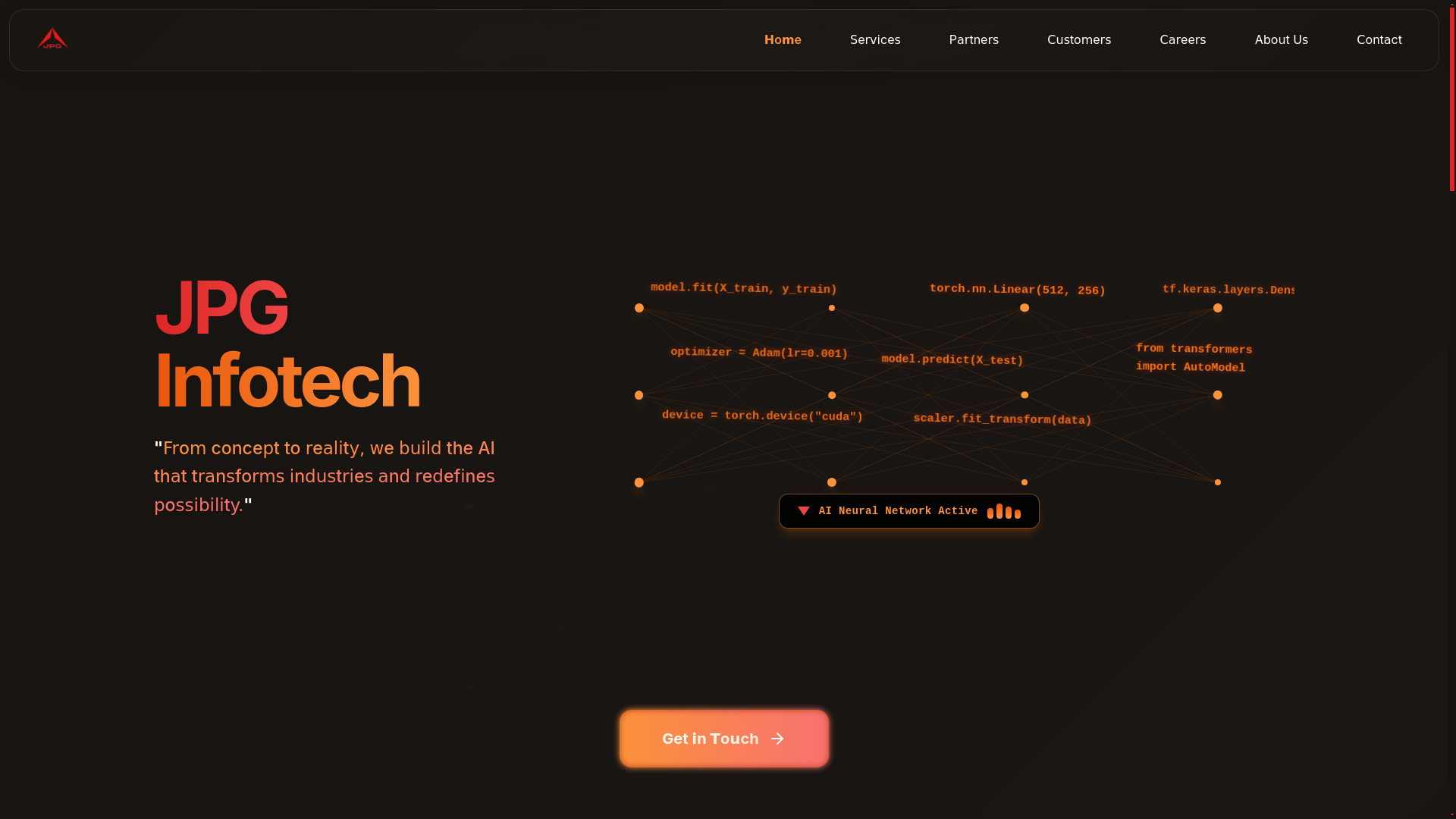 website screenshot of https://jpg-infotechad.pages.dev/