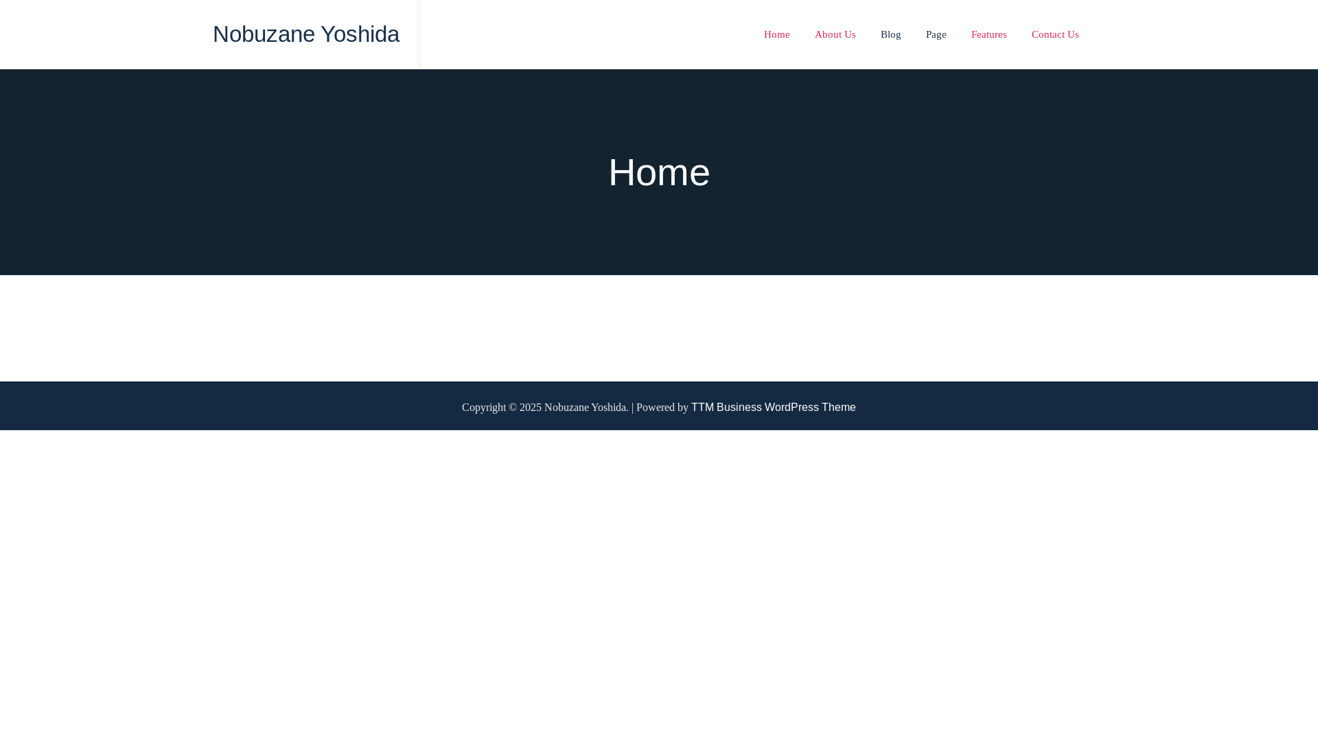 website screenshot of https://nobuzaneyoshida.pages.dev/