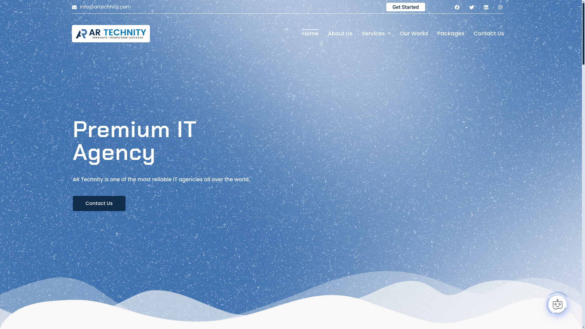 website screenshot of https://thenitroinfotech.com/