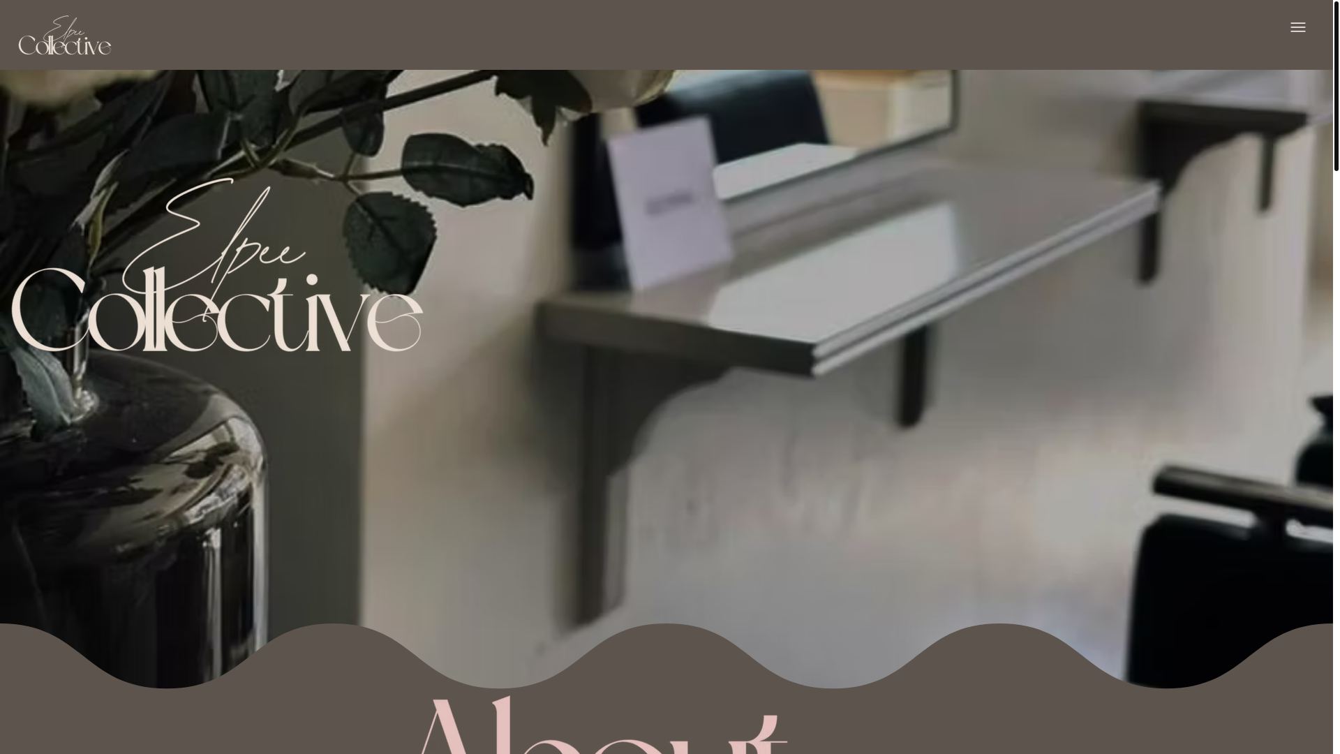 website screenshot of https://elpeecollective.com/