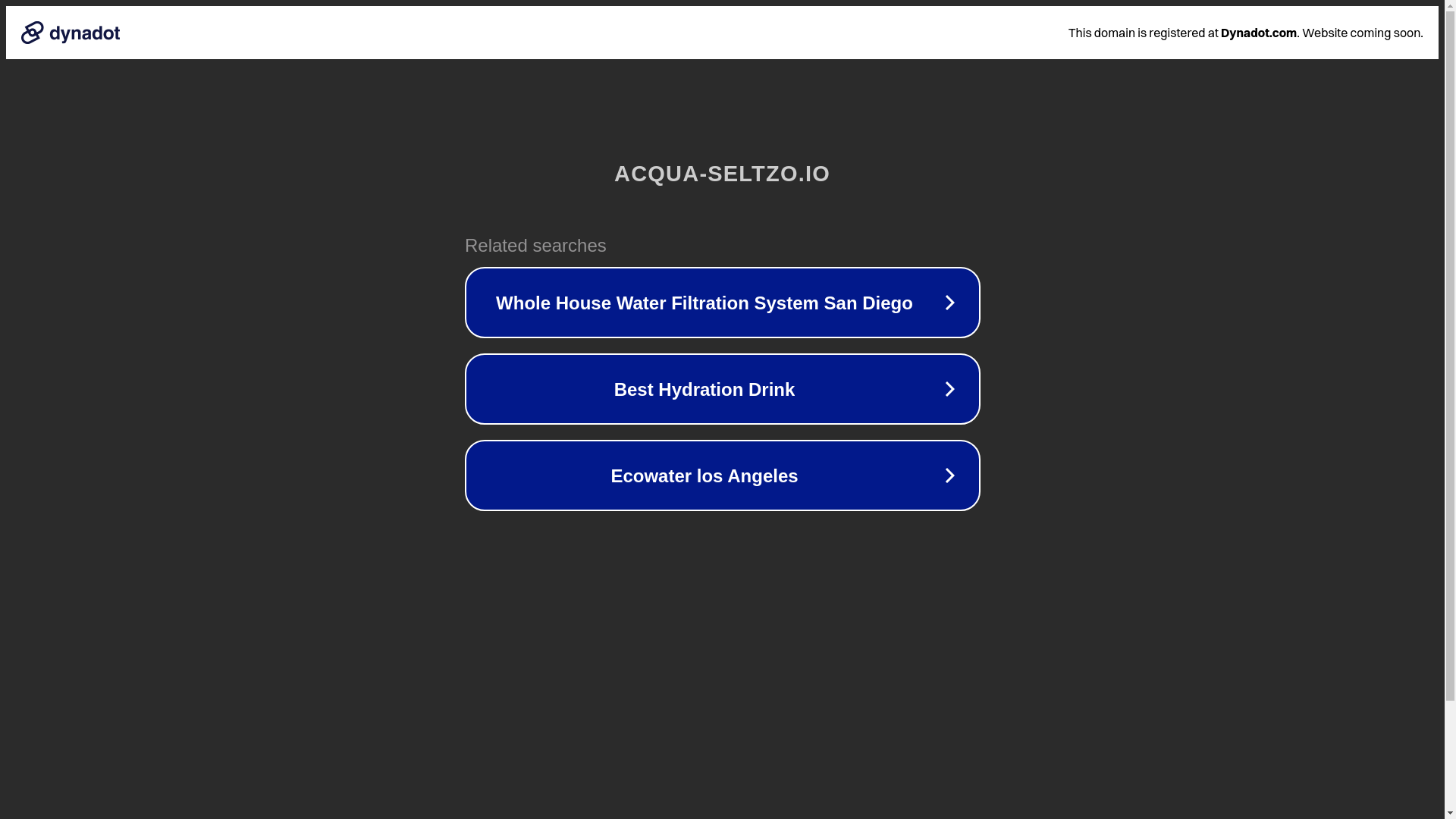 website screenshot of https://acqua-seltzo.io/