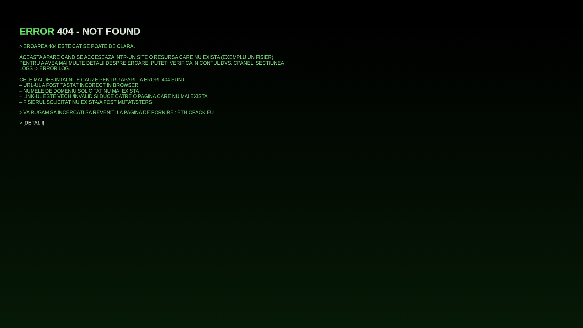 website screenshot of https://ethicpack.eu/