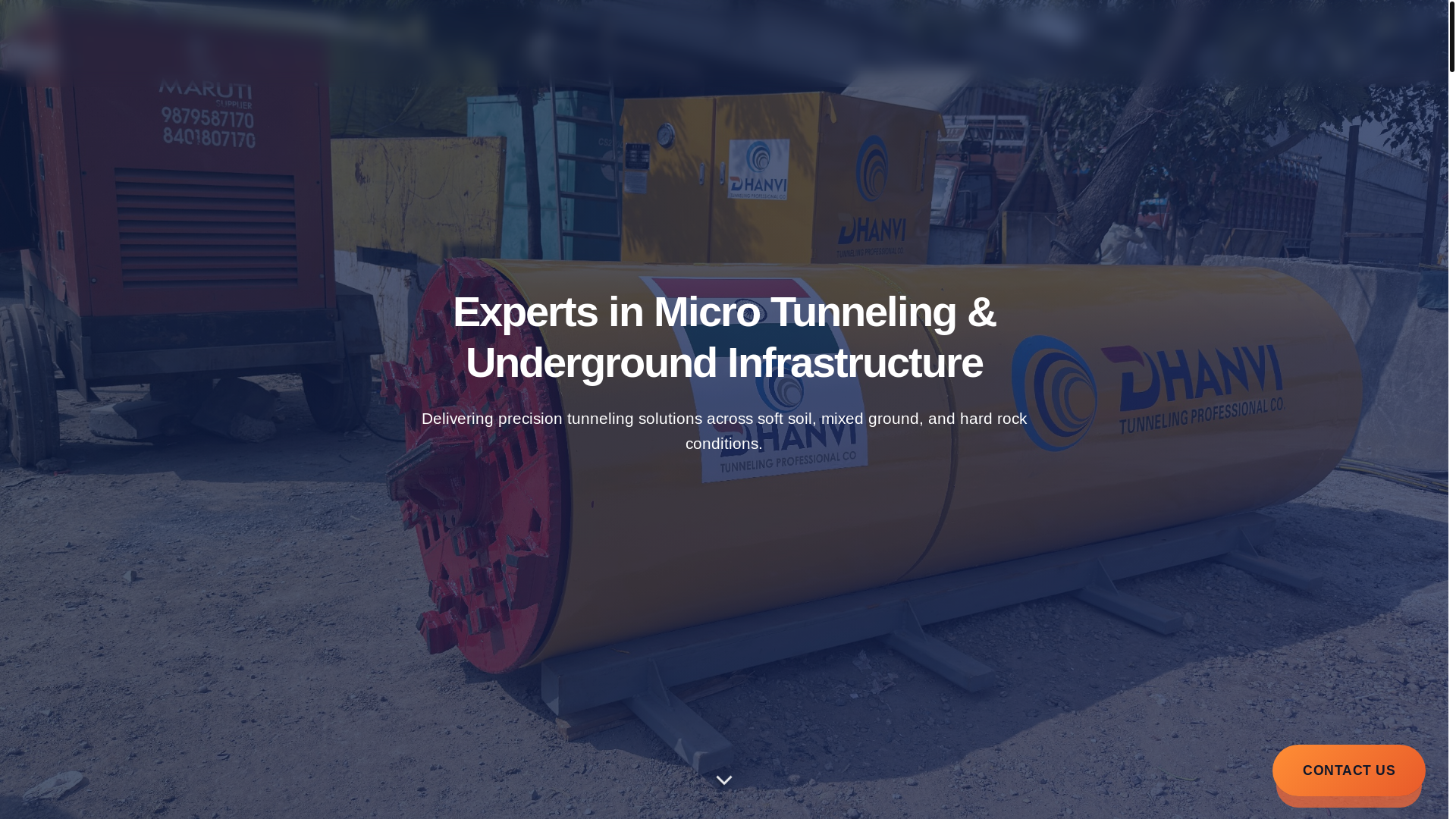 website screenshot of https://dhanvitpc.in/