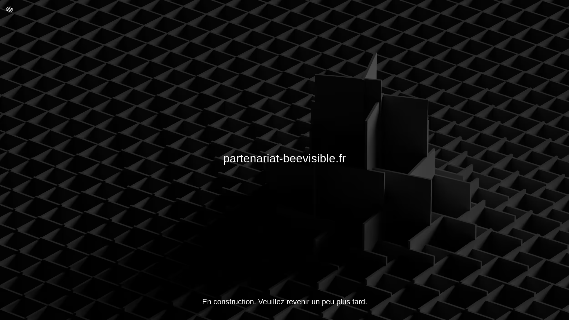website screenshot of https://partenariat-beevisible.fr/