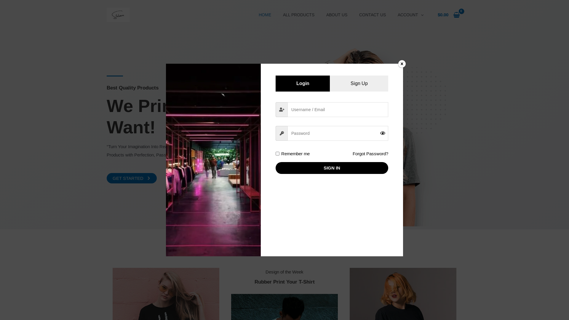 website screenshot of https://stelwara.com/