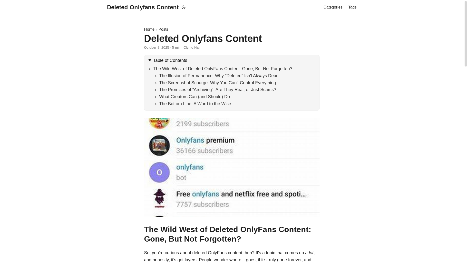 website screenshot of https://deleted-onlyfans-content.pages.dev/