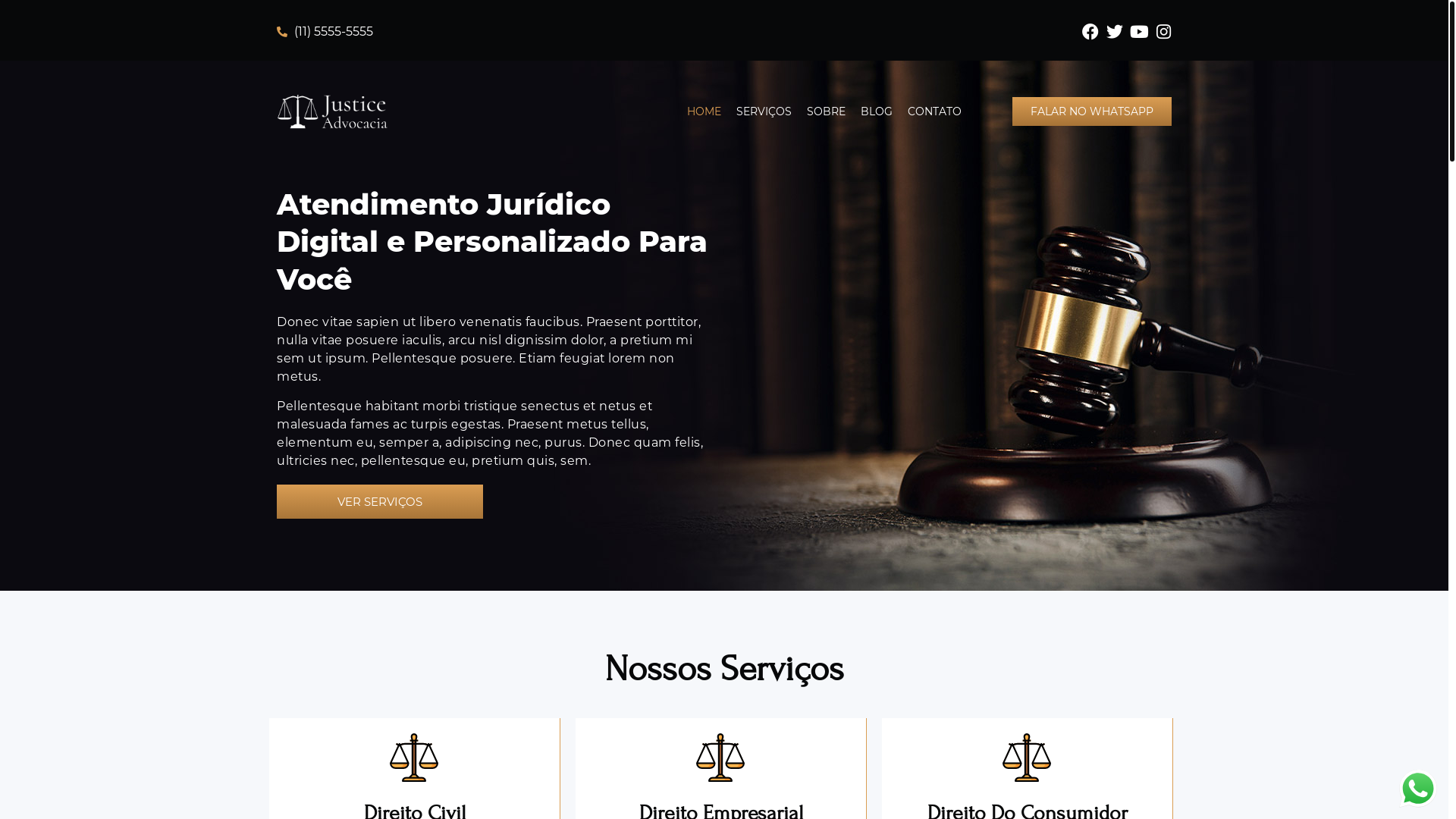website screenshot of https://fluencegestor.com.br/