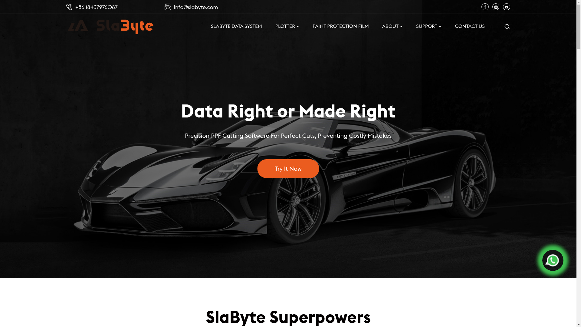 website screenshot of https://slabytecut.com/