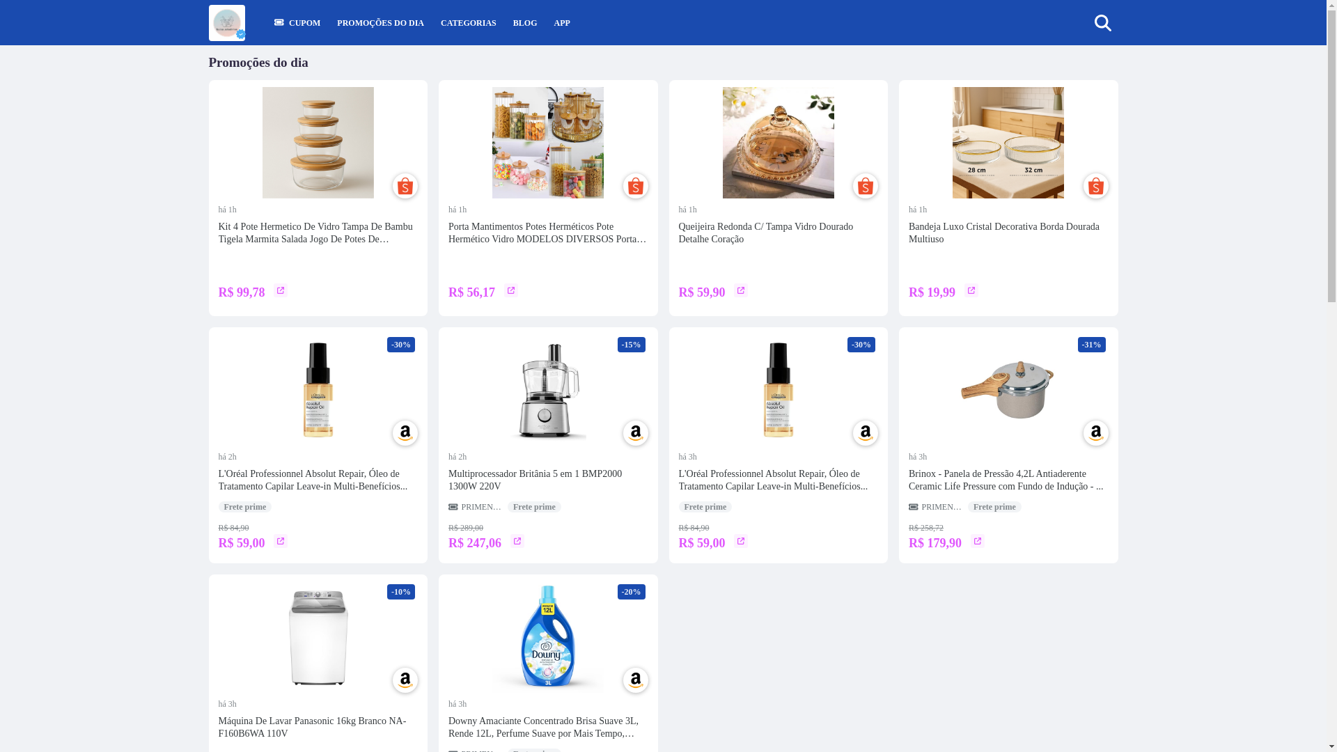website screenshot of https://bytopachadinhos.com.br/
