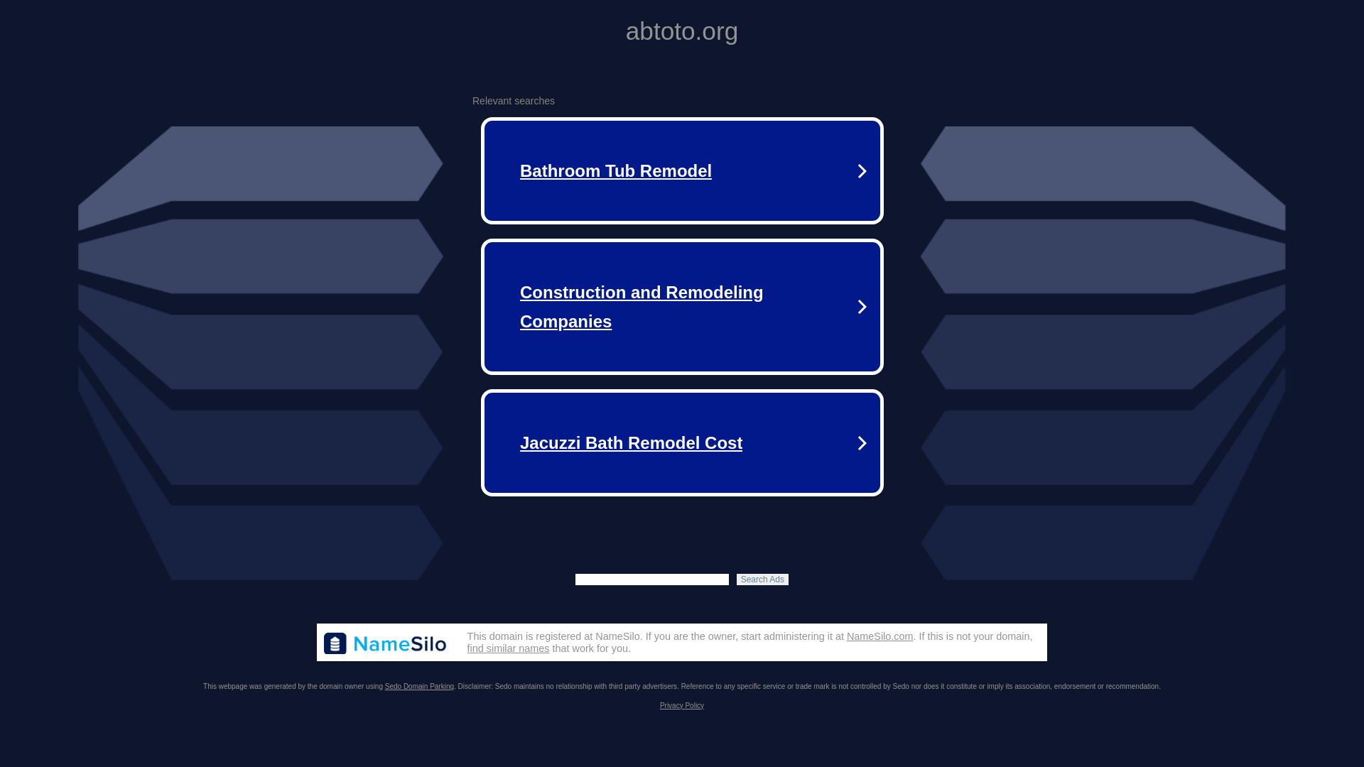 website screenshot of https://abtoto.org/