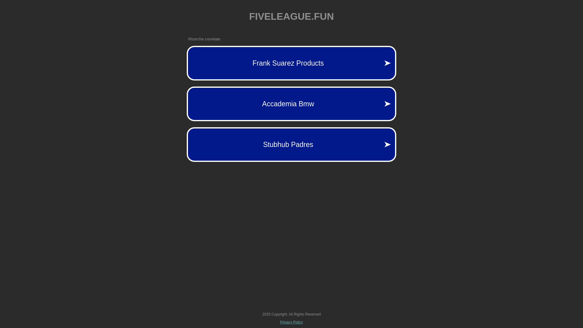 website screenshot of https://fiveleague.fun/