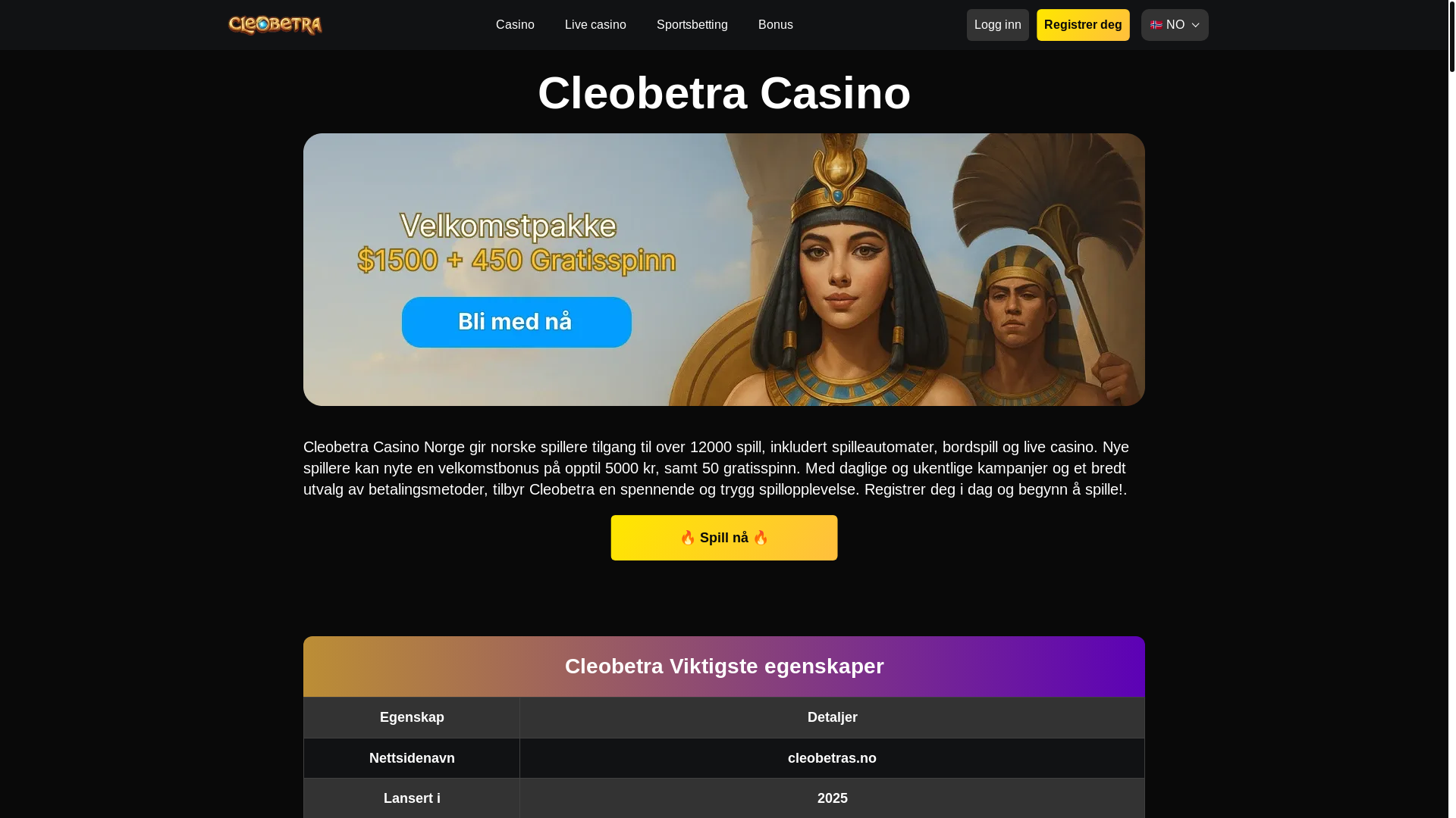 website screenshot of https://cleobetras-no-11567.pages.dev/