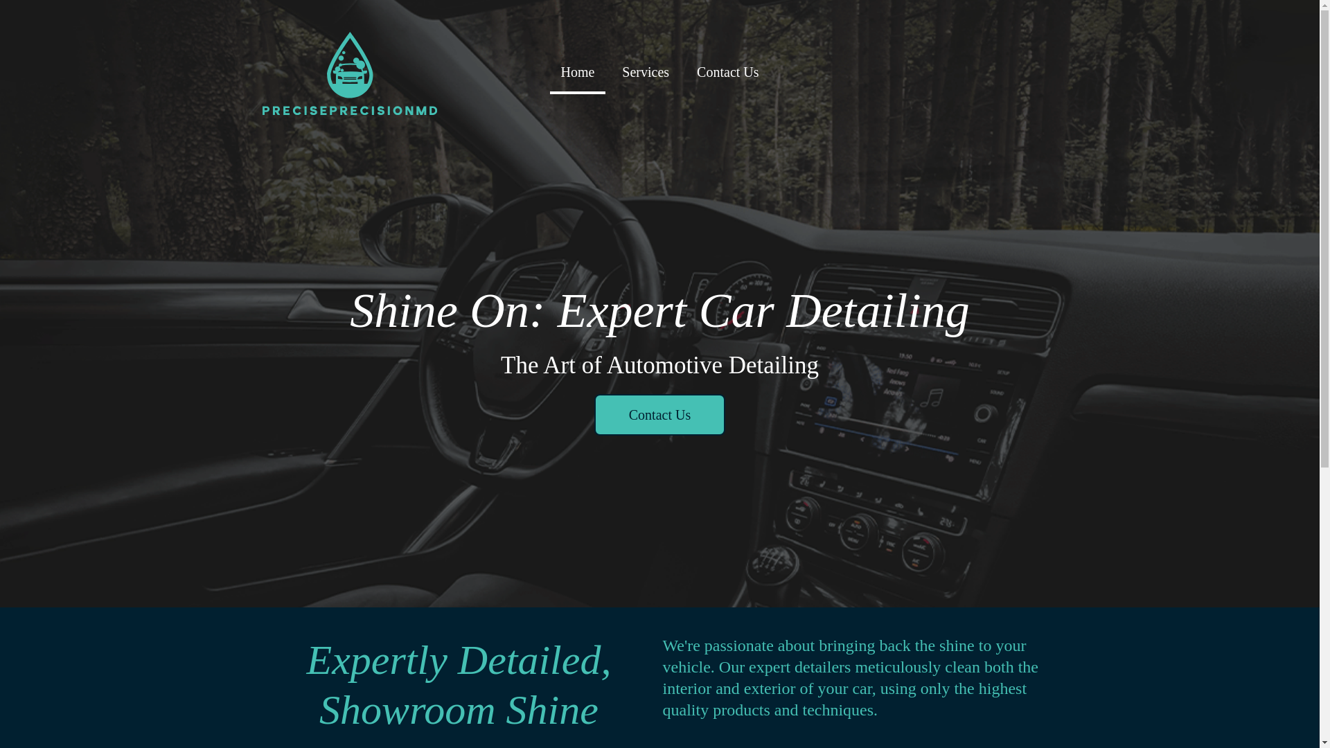 website screenshot of https://preciseprecisionmd.com/