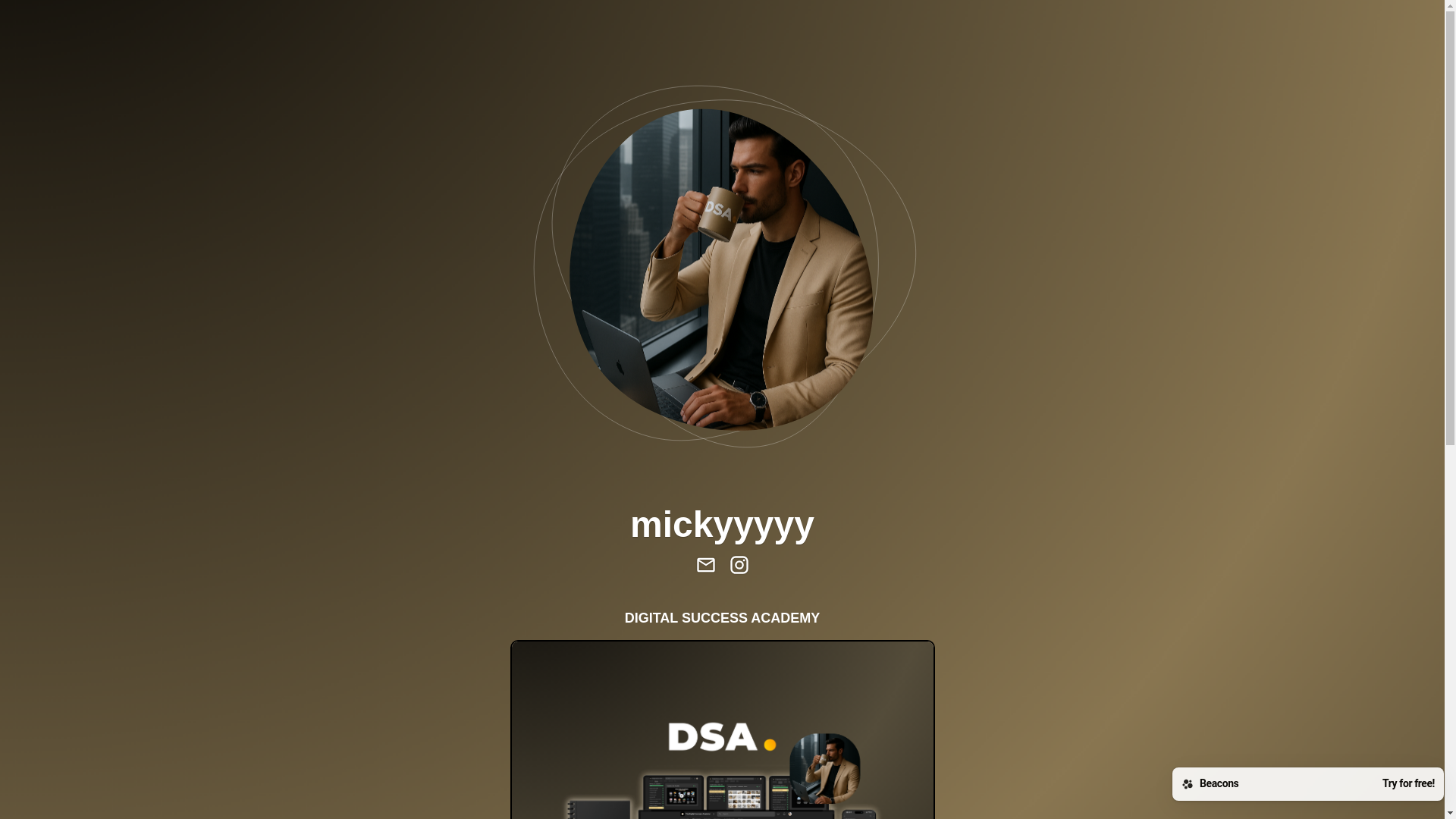 website screenshot of https://mickyyyyy.com/