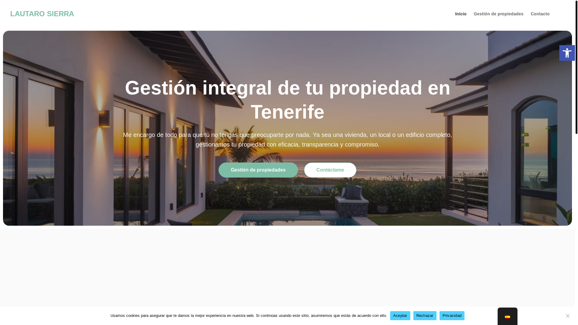 website screenshot of https://lautarosierra.com/