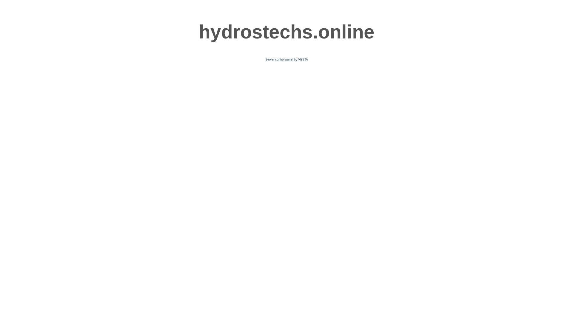 website screenshot of https://hydrostechs.online/
