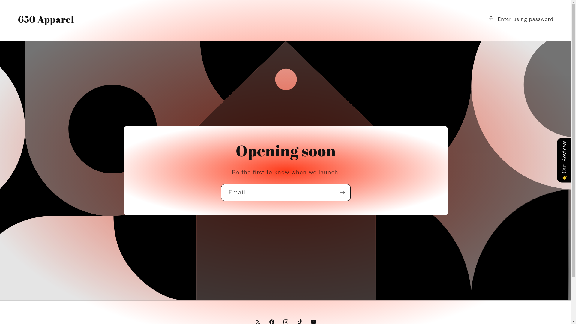 website screenshot of https://eightohfiveapparel.com/