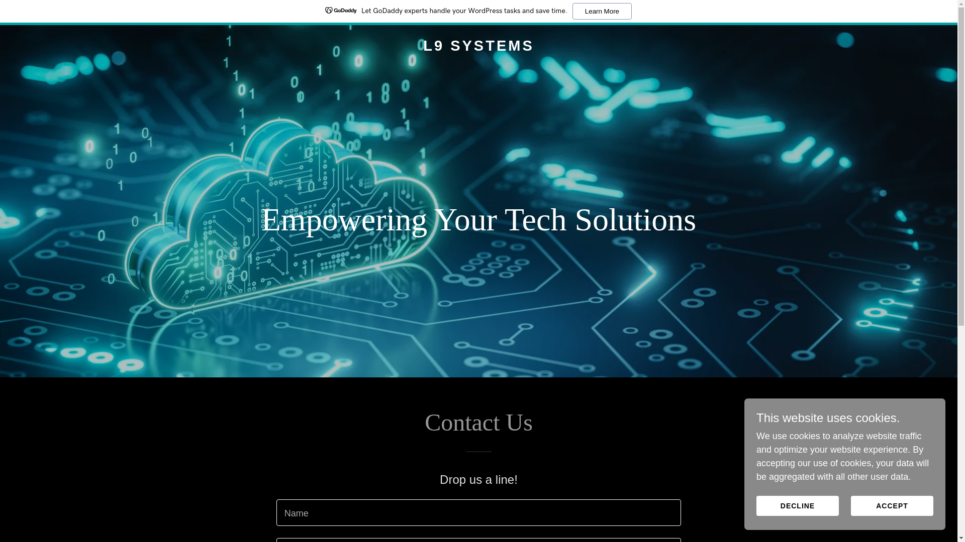 website screenshot of https://l9systems.co.uk/