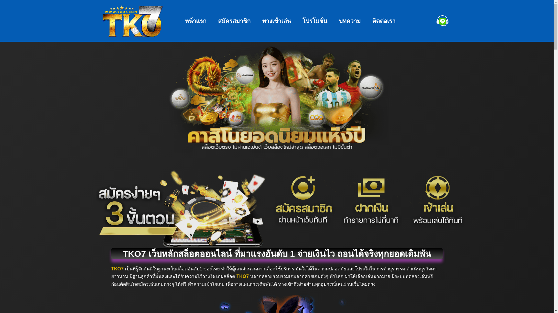 website screenshot of https://tko7.xyz/