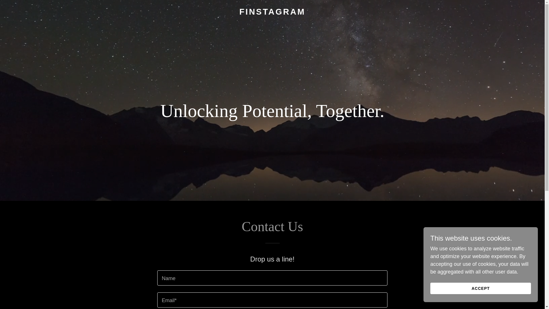 website screenshot of https://finstagram.ai/