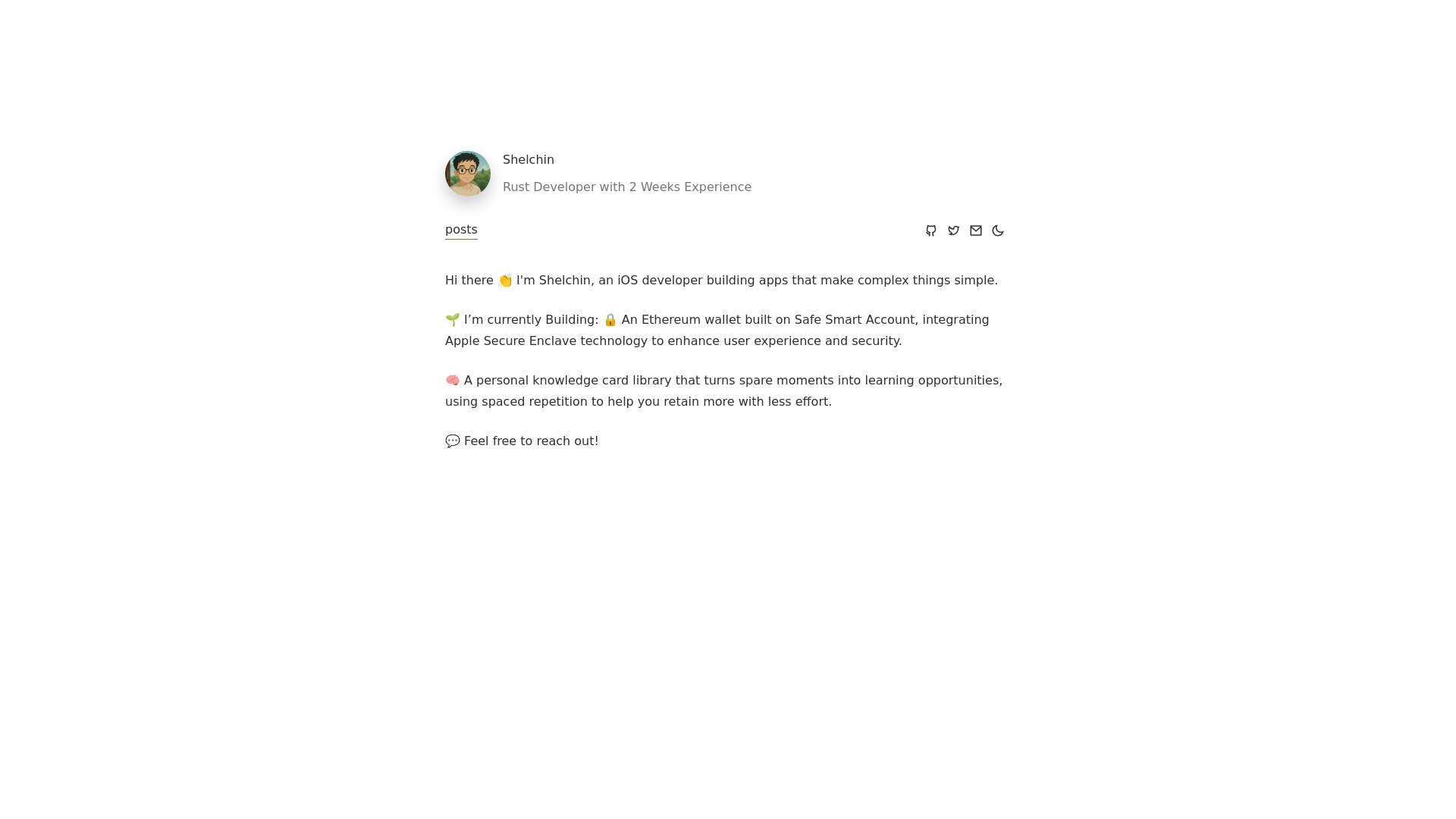 website screenshot of https://shelchin-com.pages.dev/