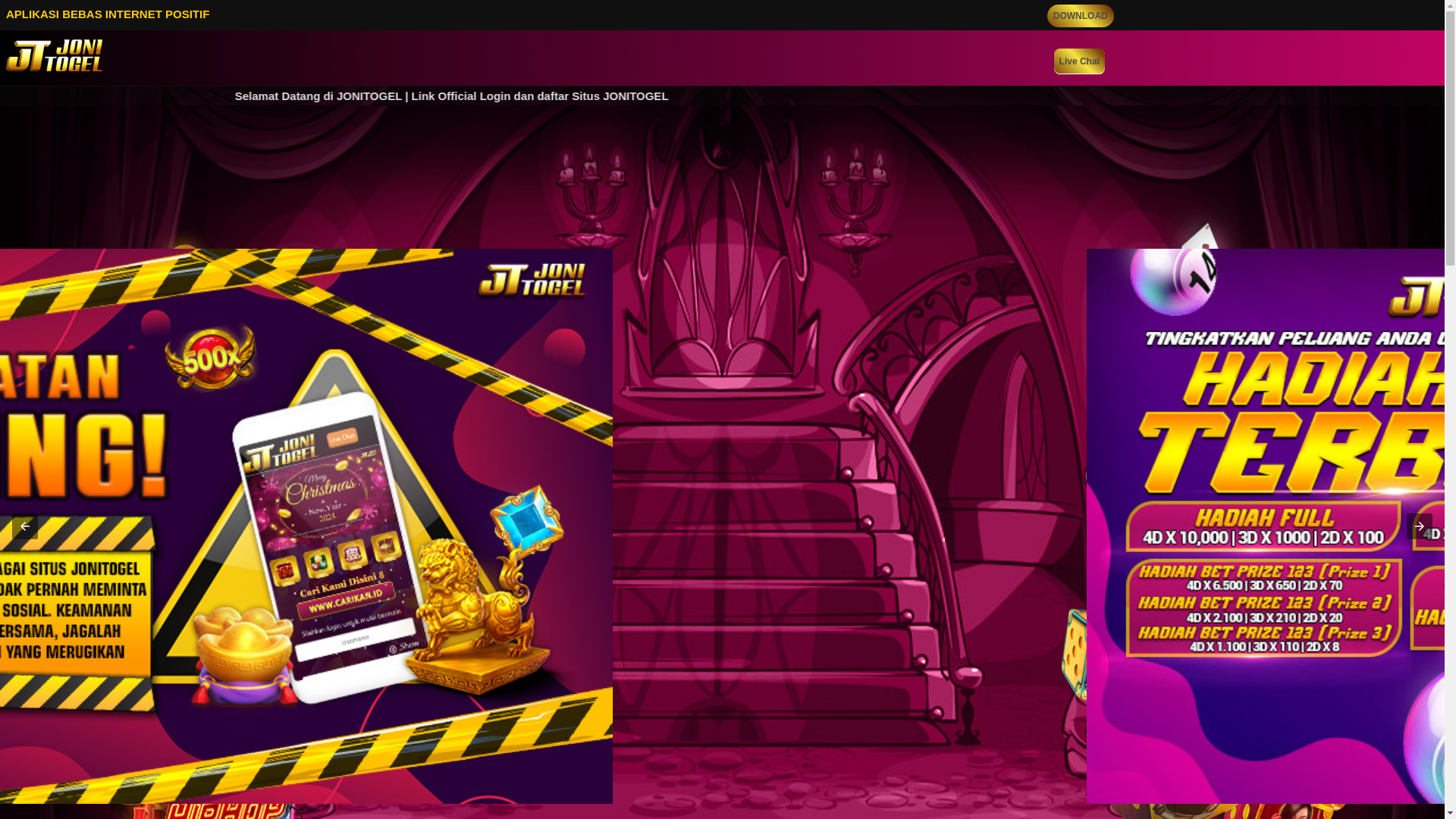 website screenshot of https://jonitogel-amp21.com/