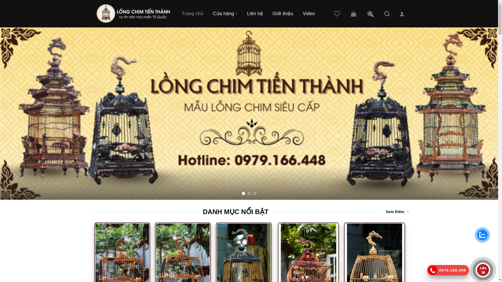 website screenshot of https://longchimtienthanh.vn/
