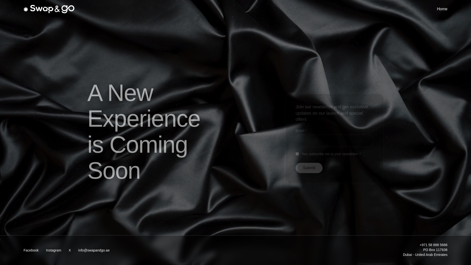 website screenshot of https://swapandgo.ae/