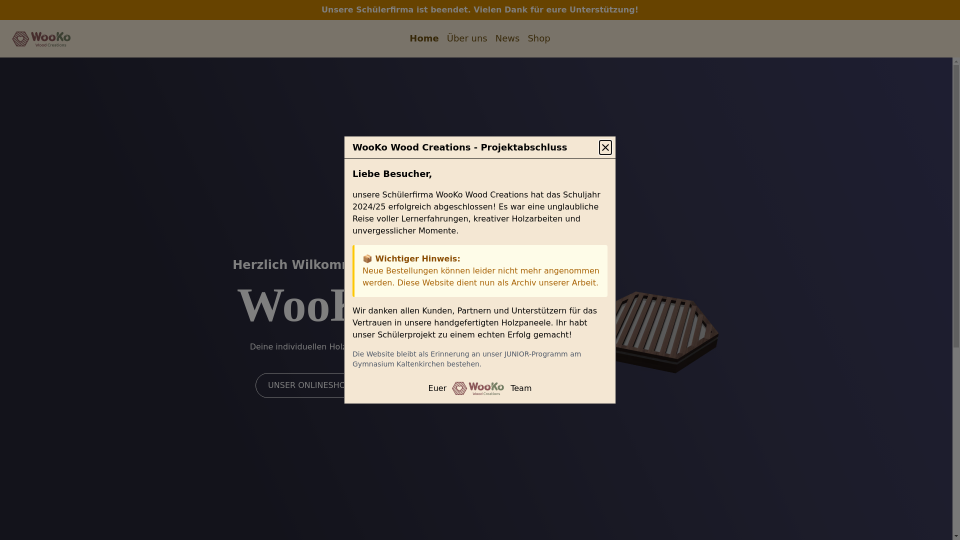 website screenshot of https://wookoweb.pages.dev/