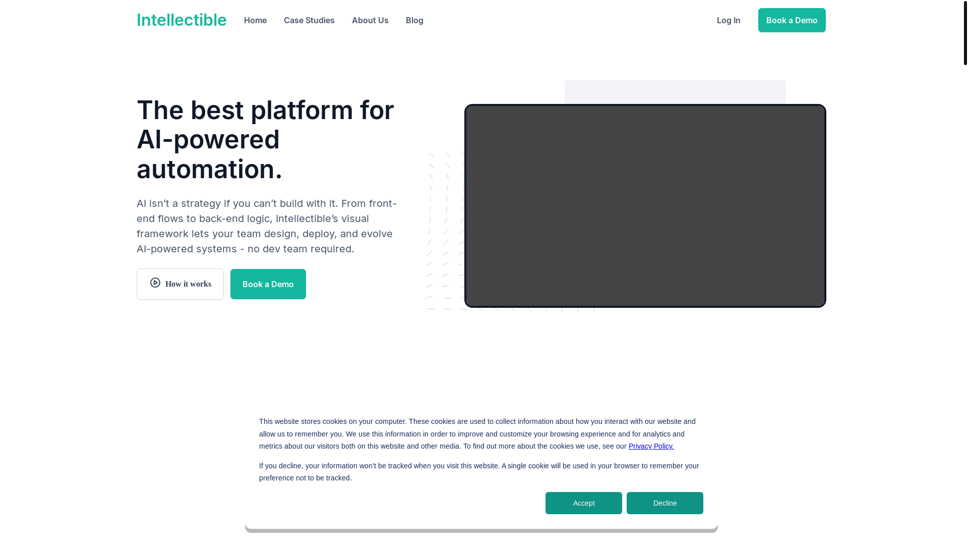 website screenshot of https://intellectiblenetwork.info/