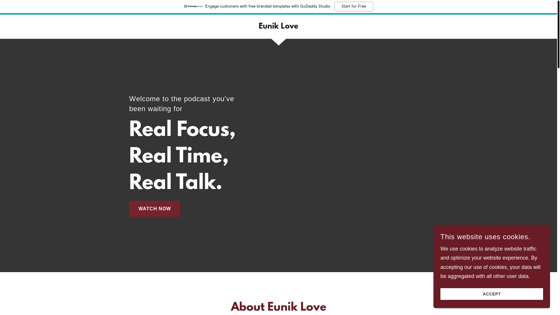 website screenshot of https://euniklove.com/