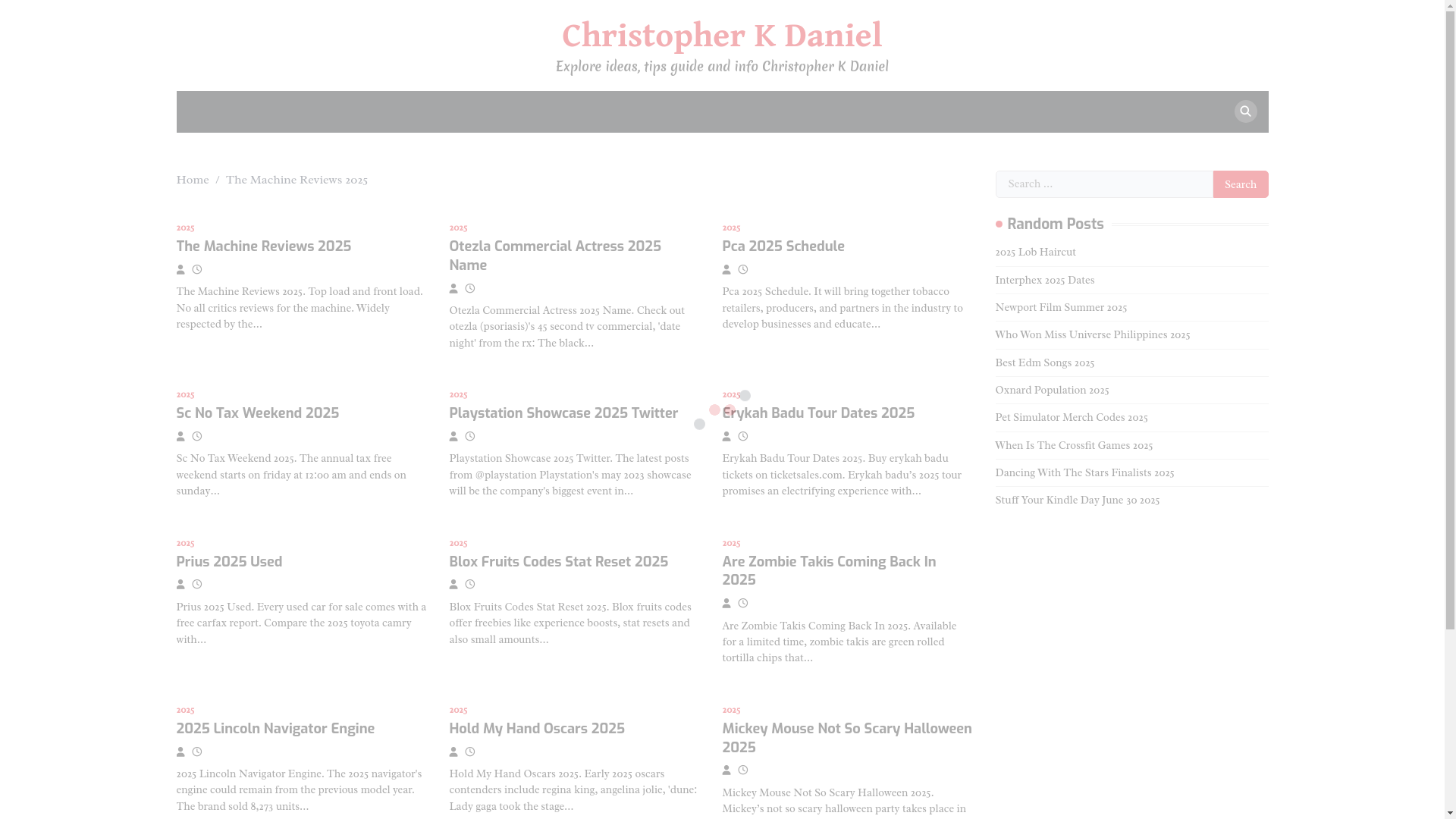 website screenshot of https://christopherkdanielm.pages.dev/