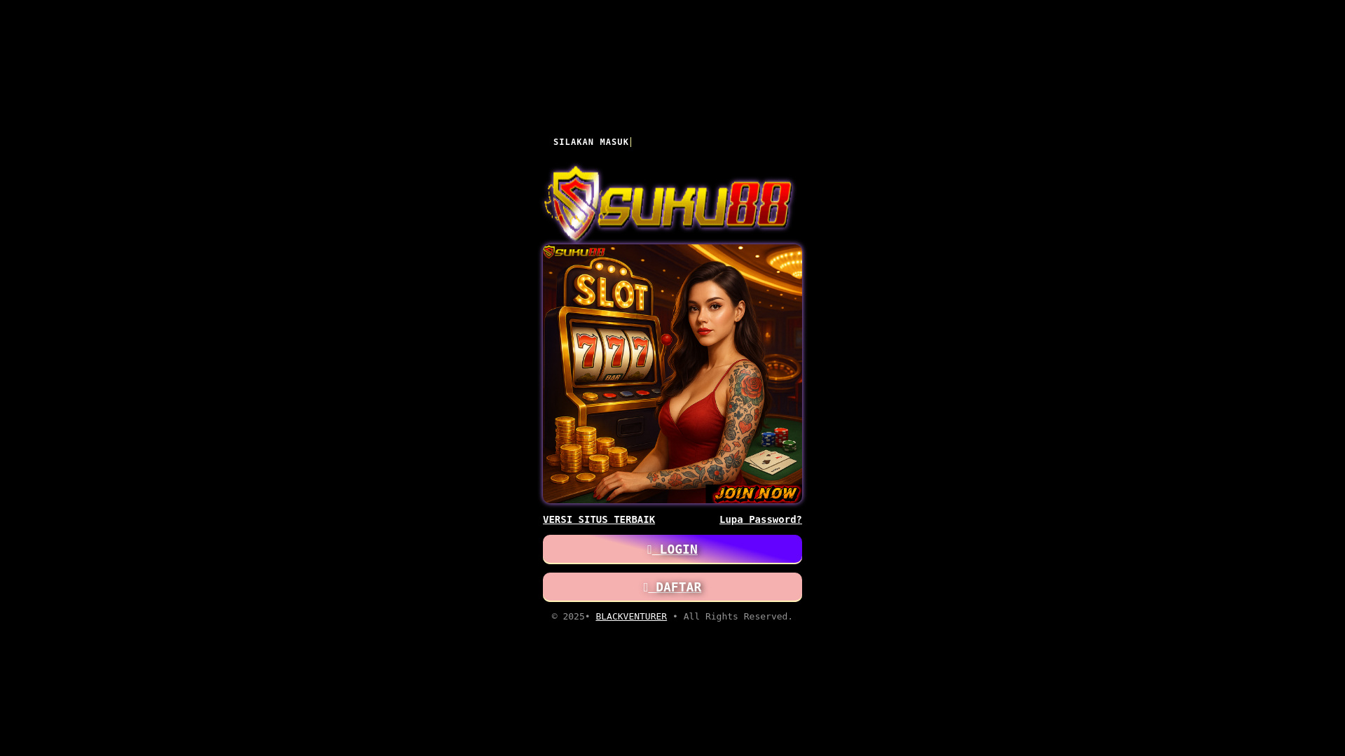 website screenshot of https://suku88lucky.pages.dev/