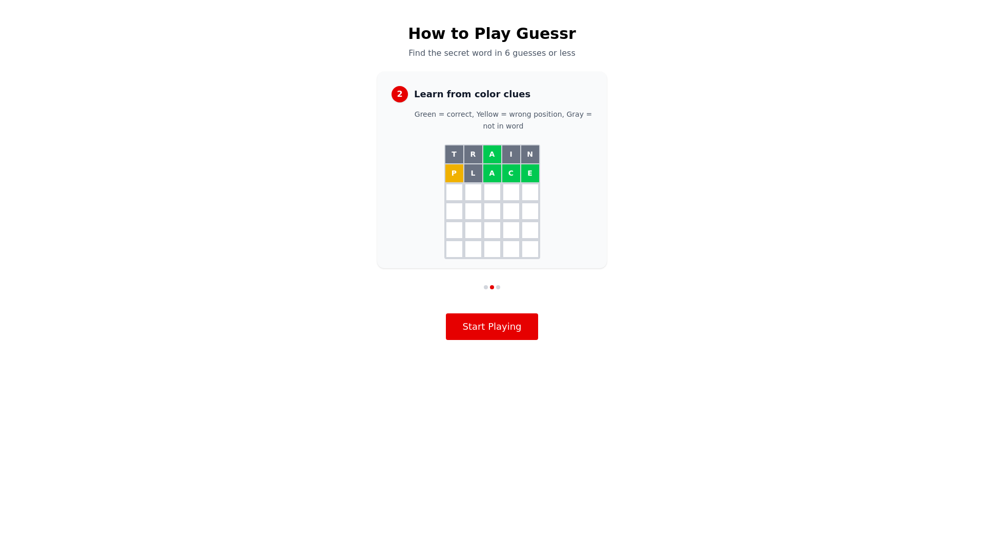 website screenshot of https://puzzlr-guessr.pages.dev/