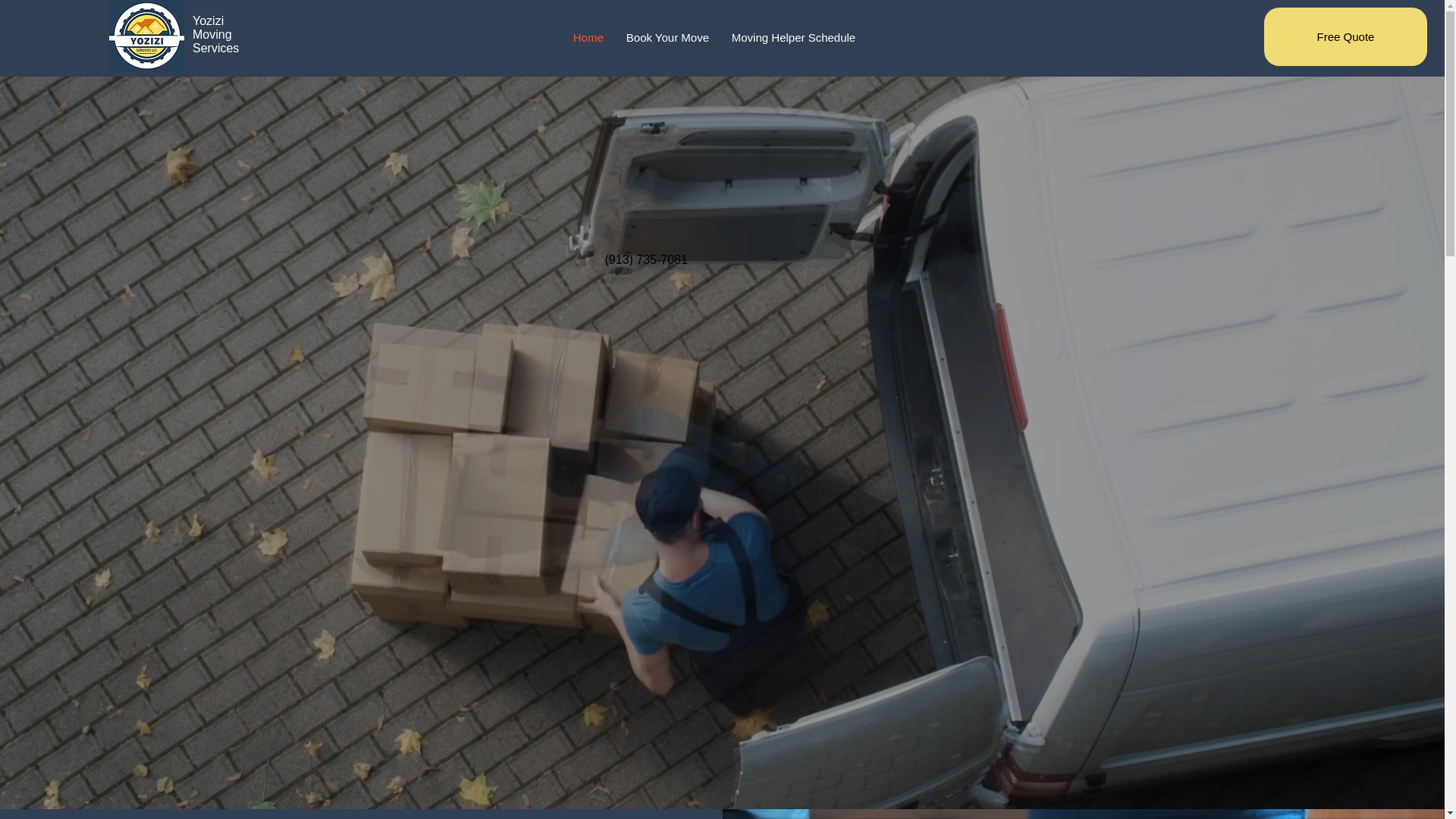 website screenshot of https://yoziziservices.com/